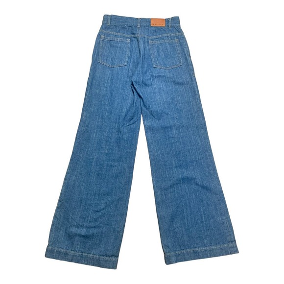 Masscob Giant Wide Leg Trouser High Waist Jeans Size 38 EU 6 US - Picture 3 of 5